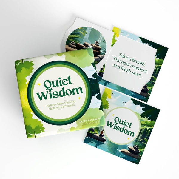 Quiet Wisdom: Pop-Open Inspiration Cards photo