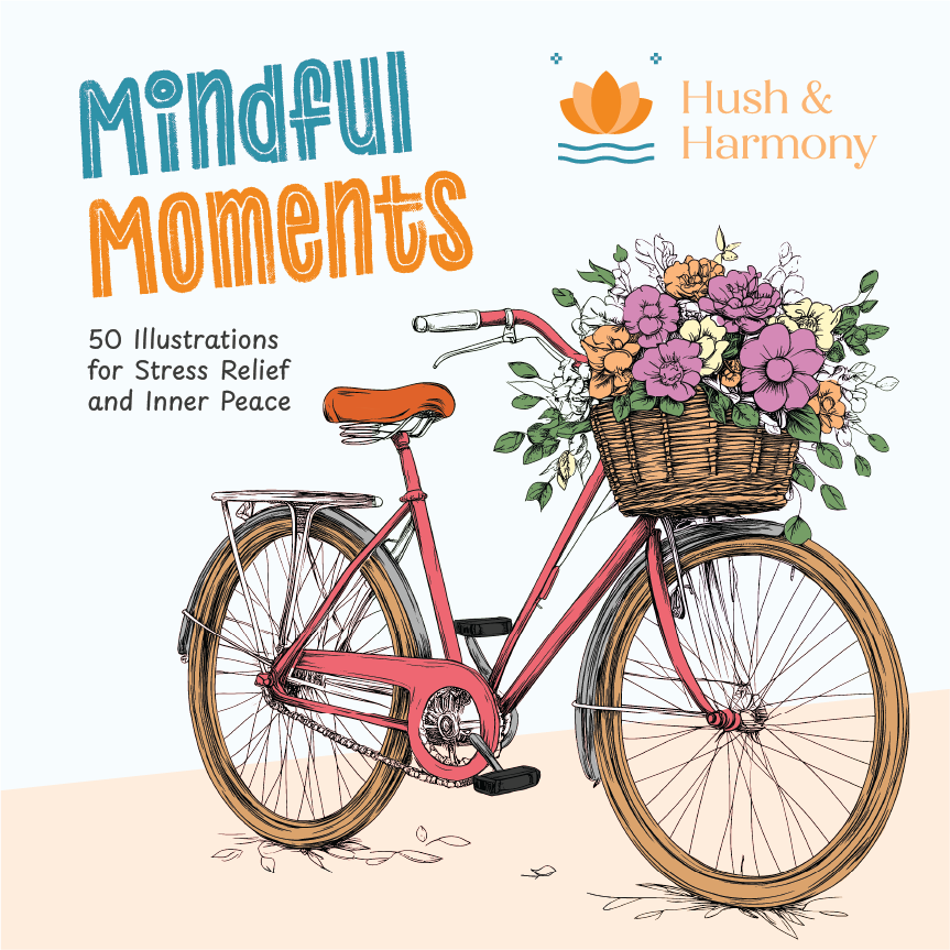 Mindfulness Adult Coloring Book and Coloring Pencils