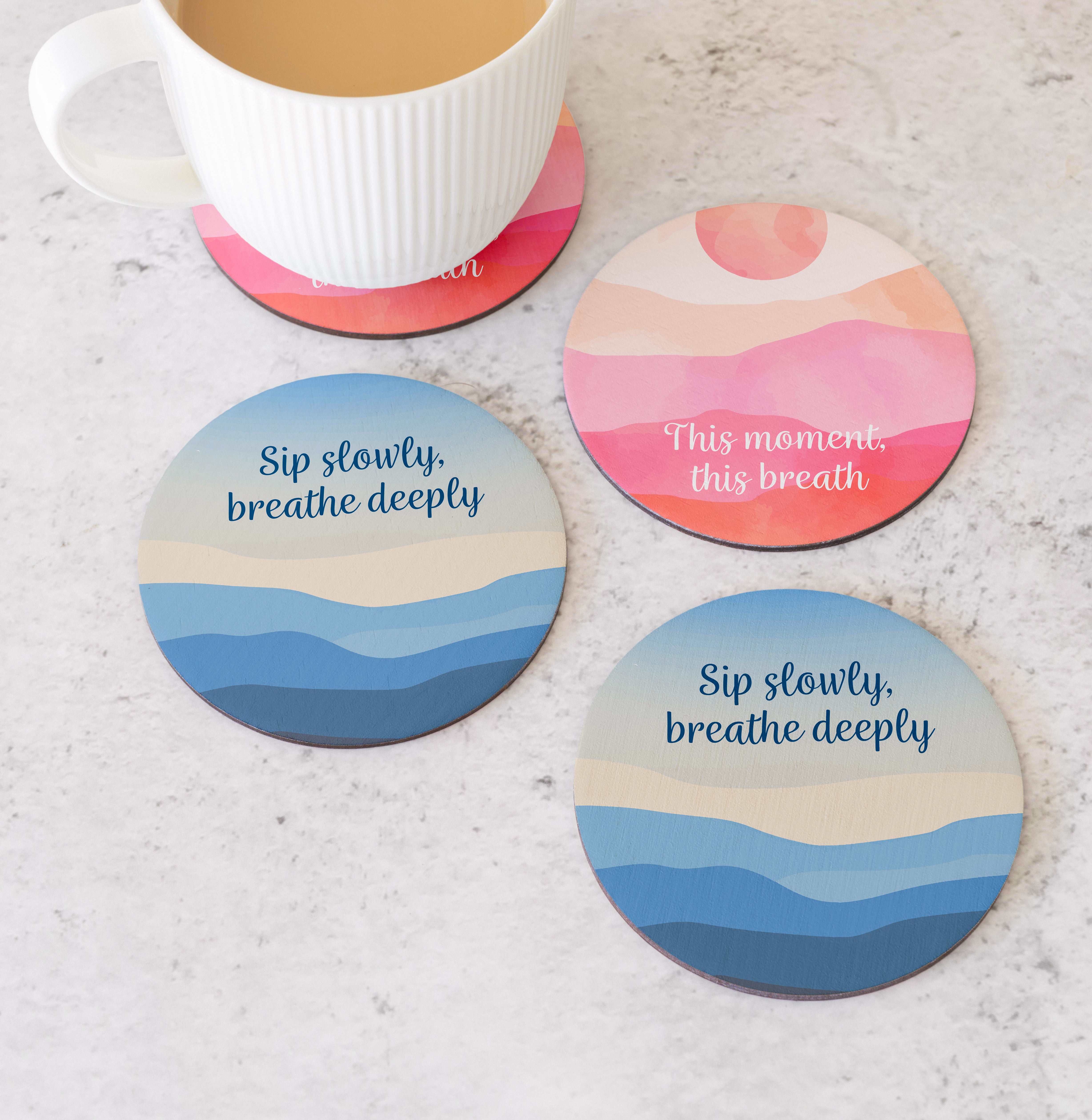 Peaceful Sips Coasters