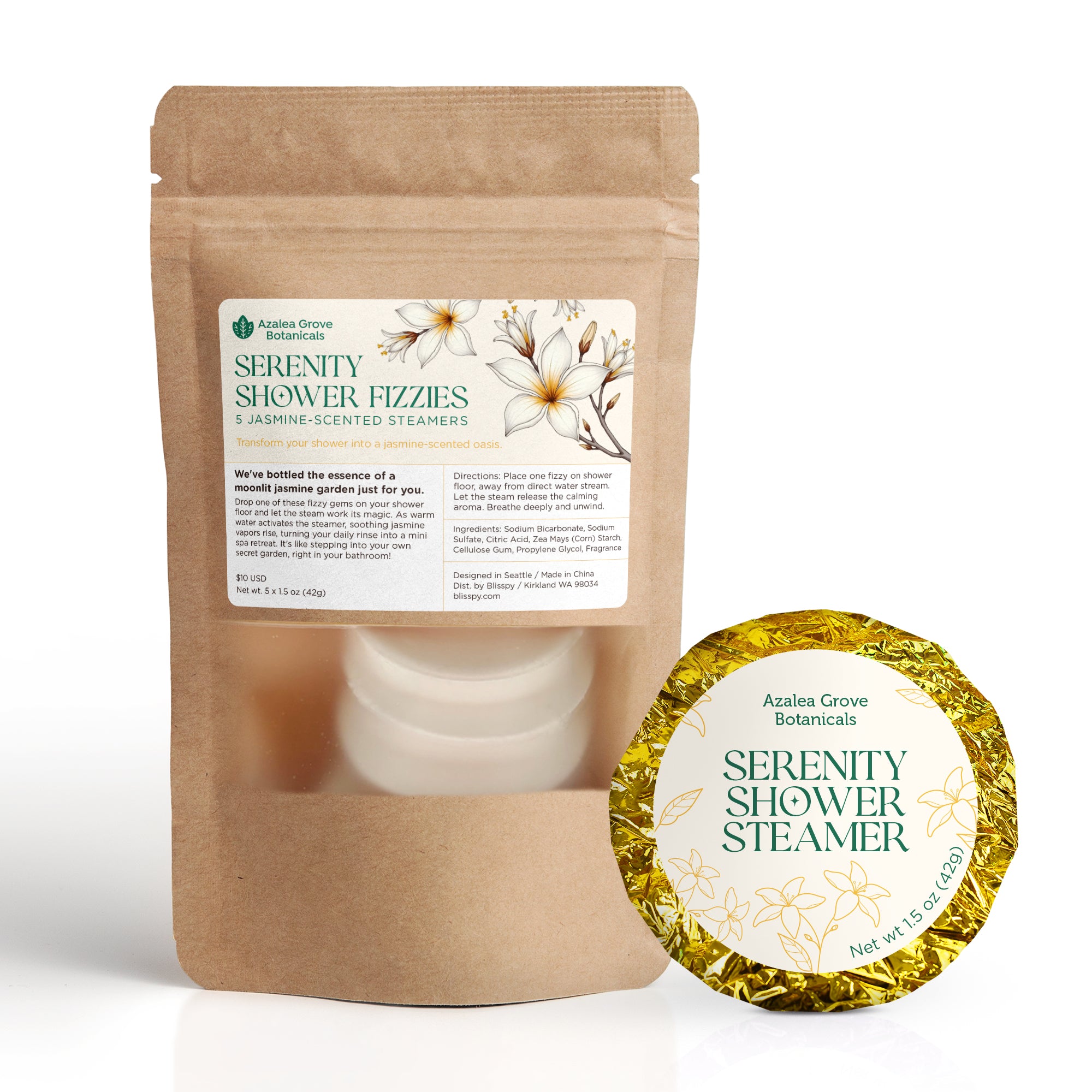 Serenity Shower Fizzies