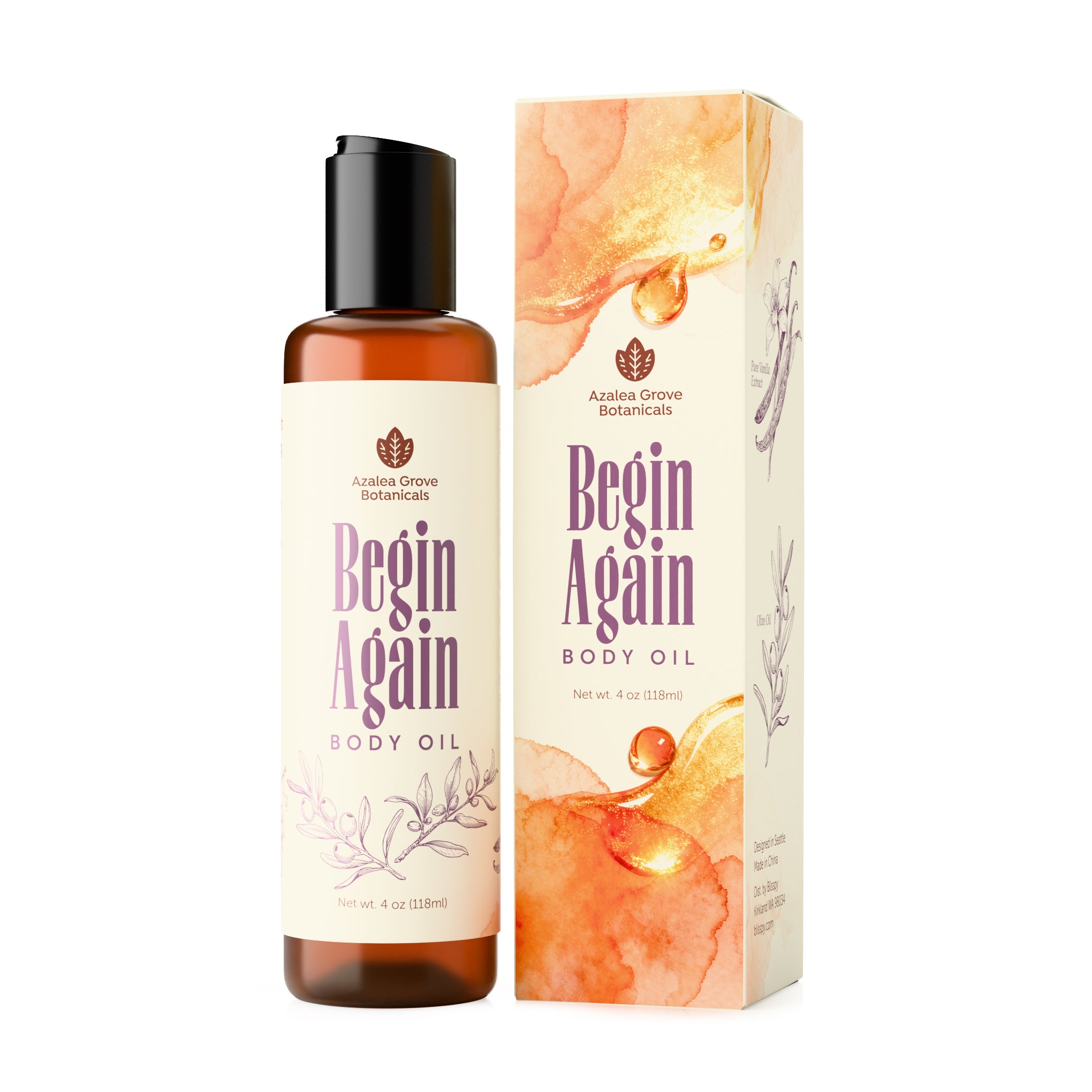"Begin Again" Body Oil