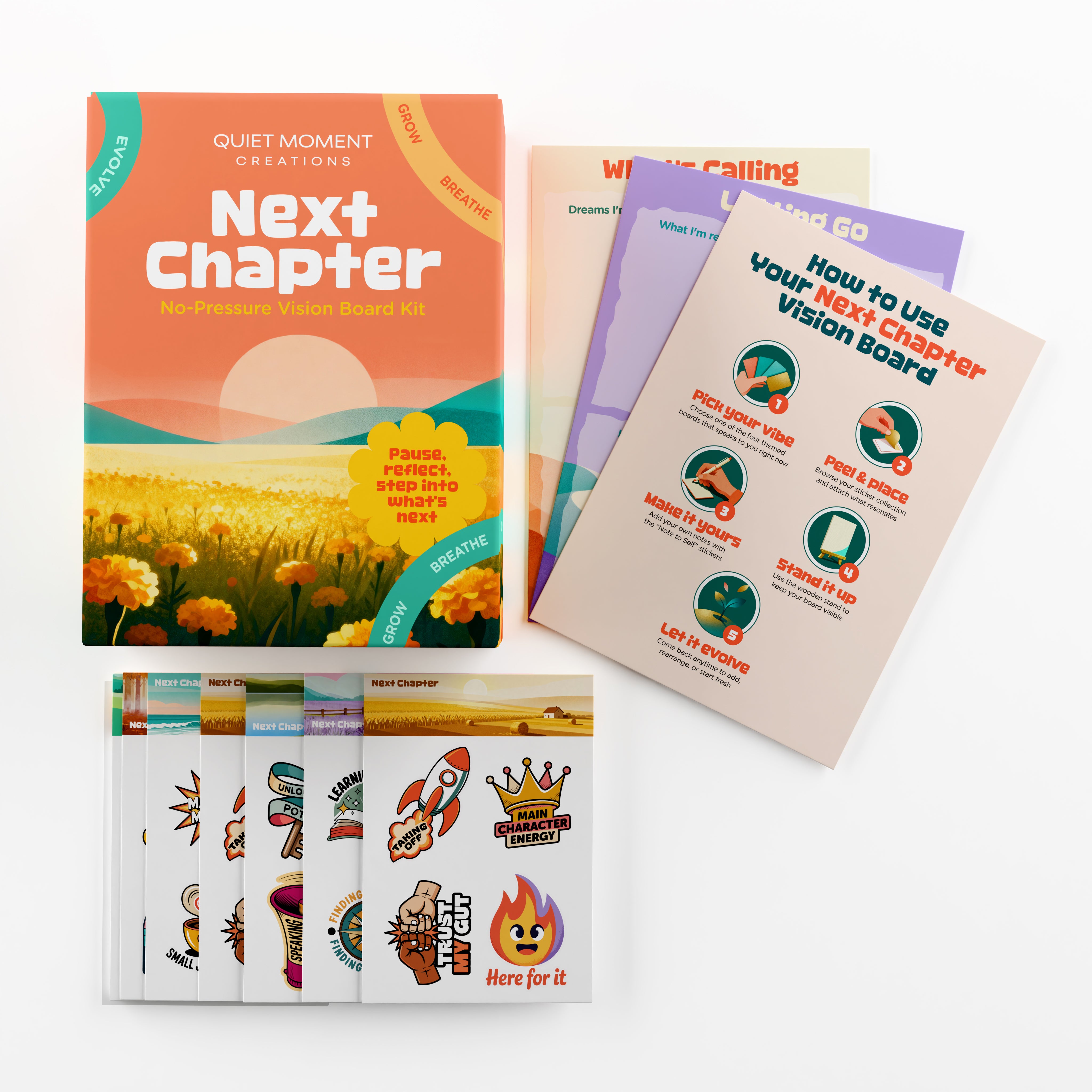 "Next Chapter" Vision Board 