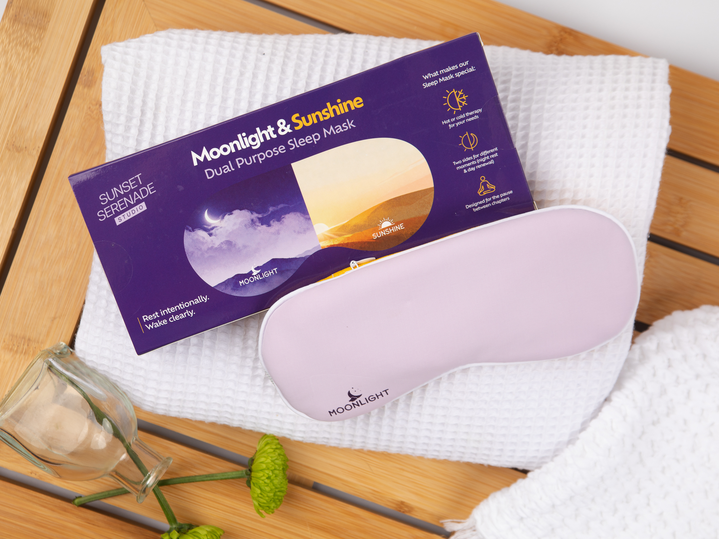 Moonlight & Sunshine Dual-Purpose Sleep Mask