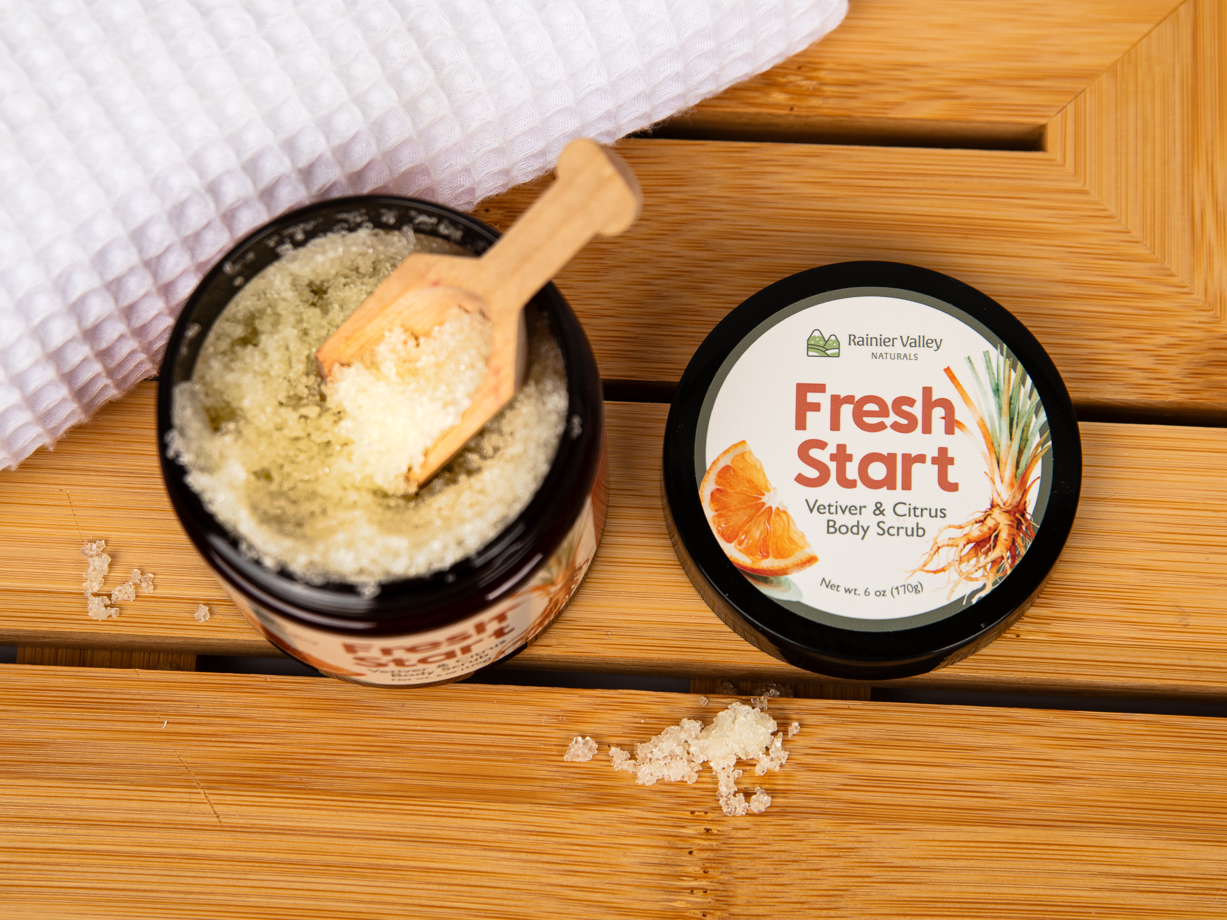 "Fresh Start" Vetiver & Citrus Body Scrub