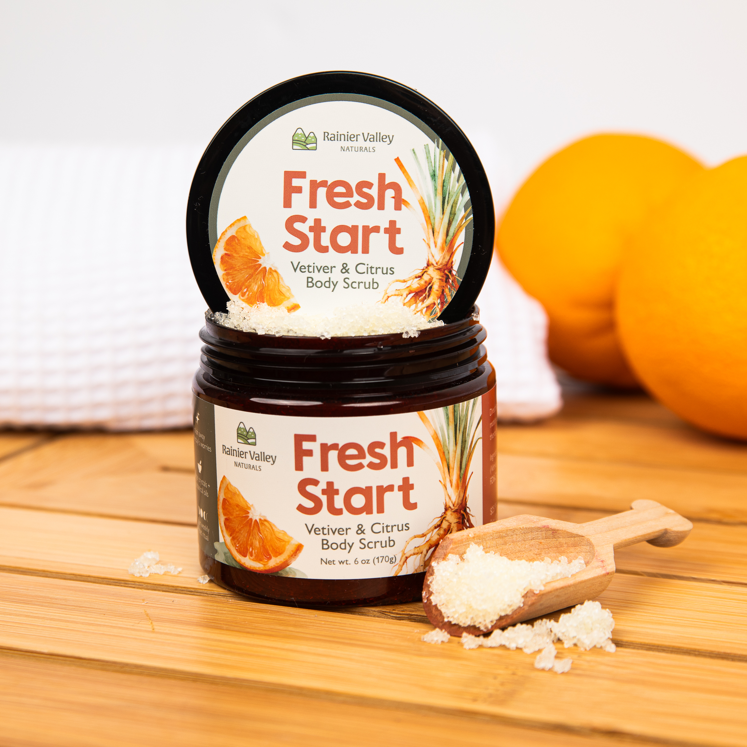 "Fresh Start" Vetiver & Citrus Body Scrub
