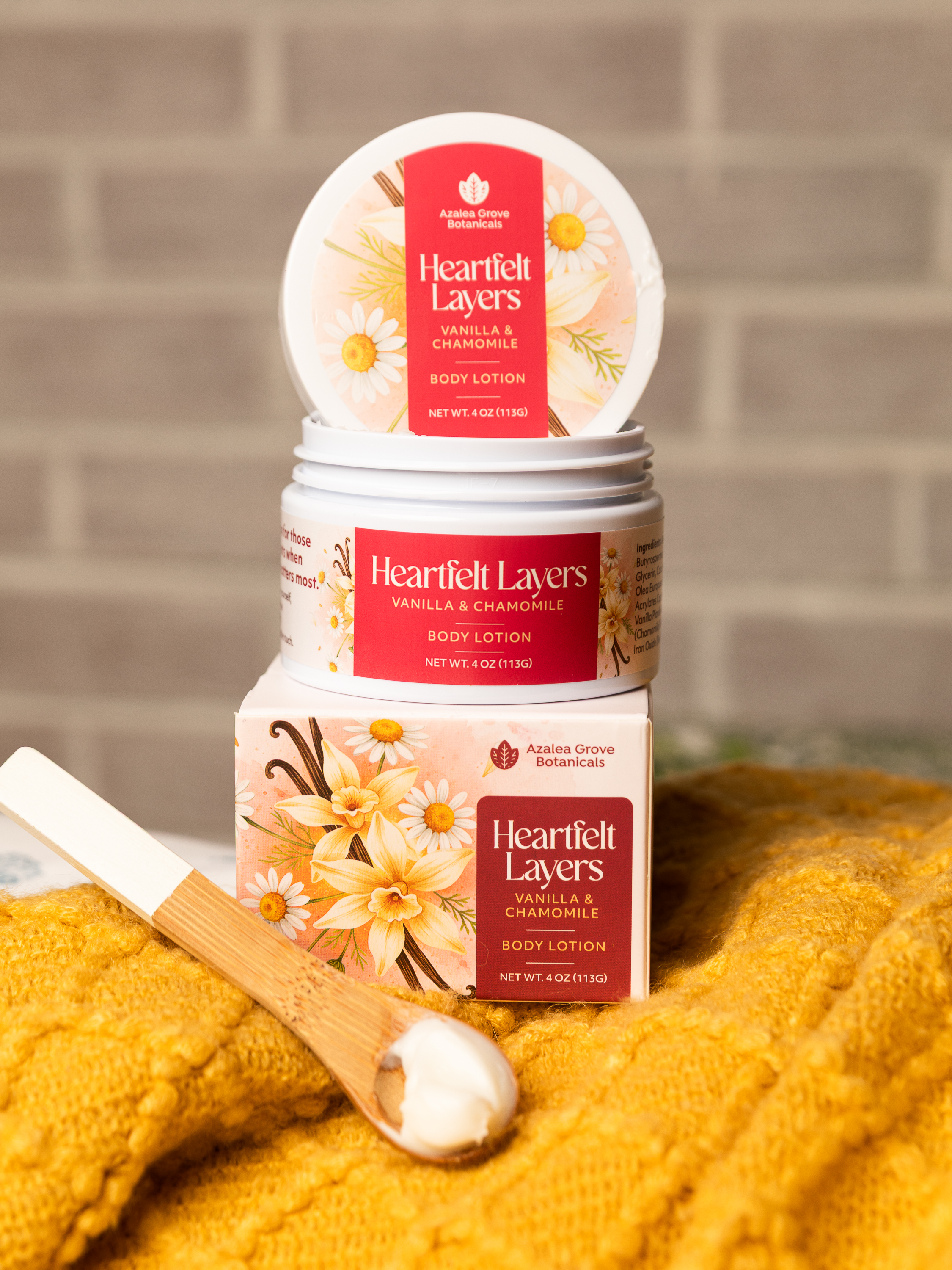 Layered in Care - Vanilla & Chamomile Body Lotion