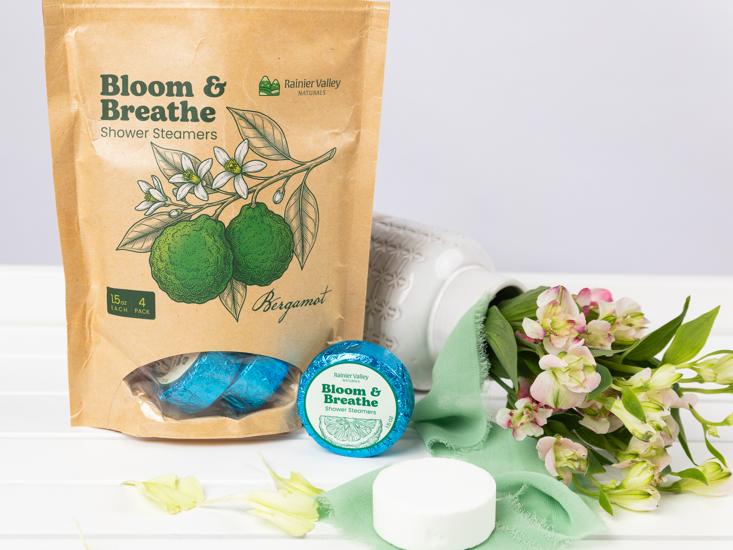 Bloom & Breathe Shower Steamers (4-pack)