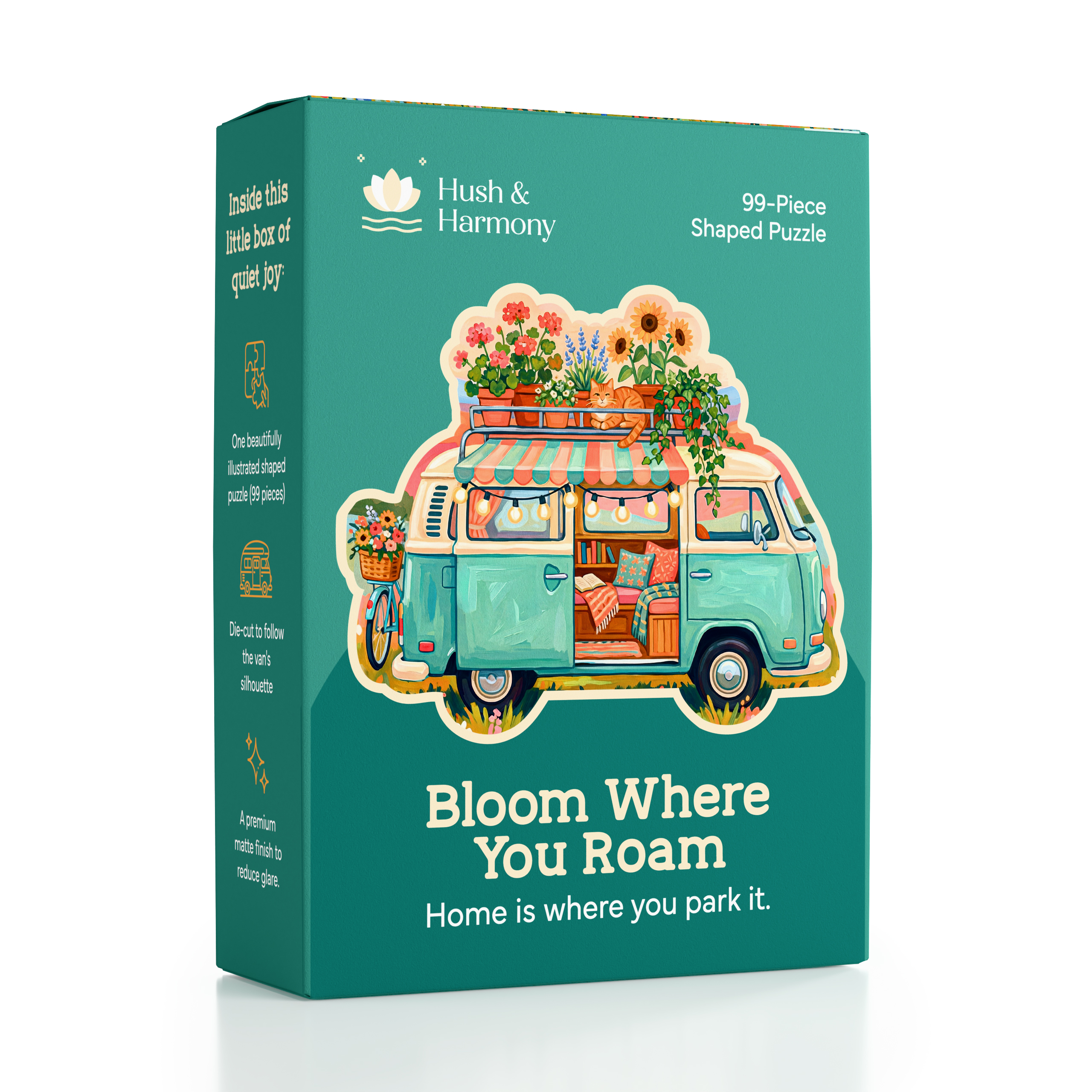 Bloom Where You Roam - 99-Piece Shaped Puzzle