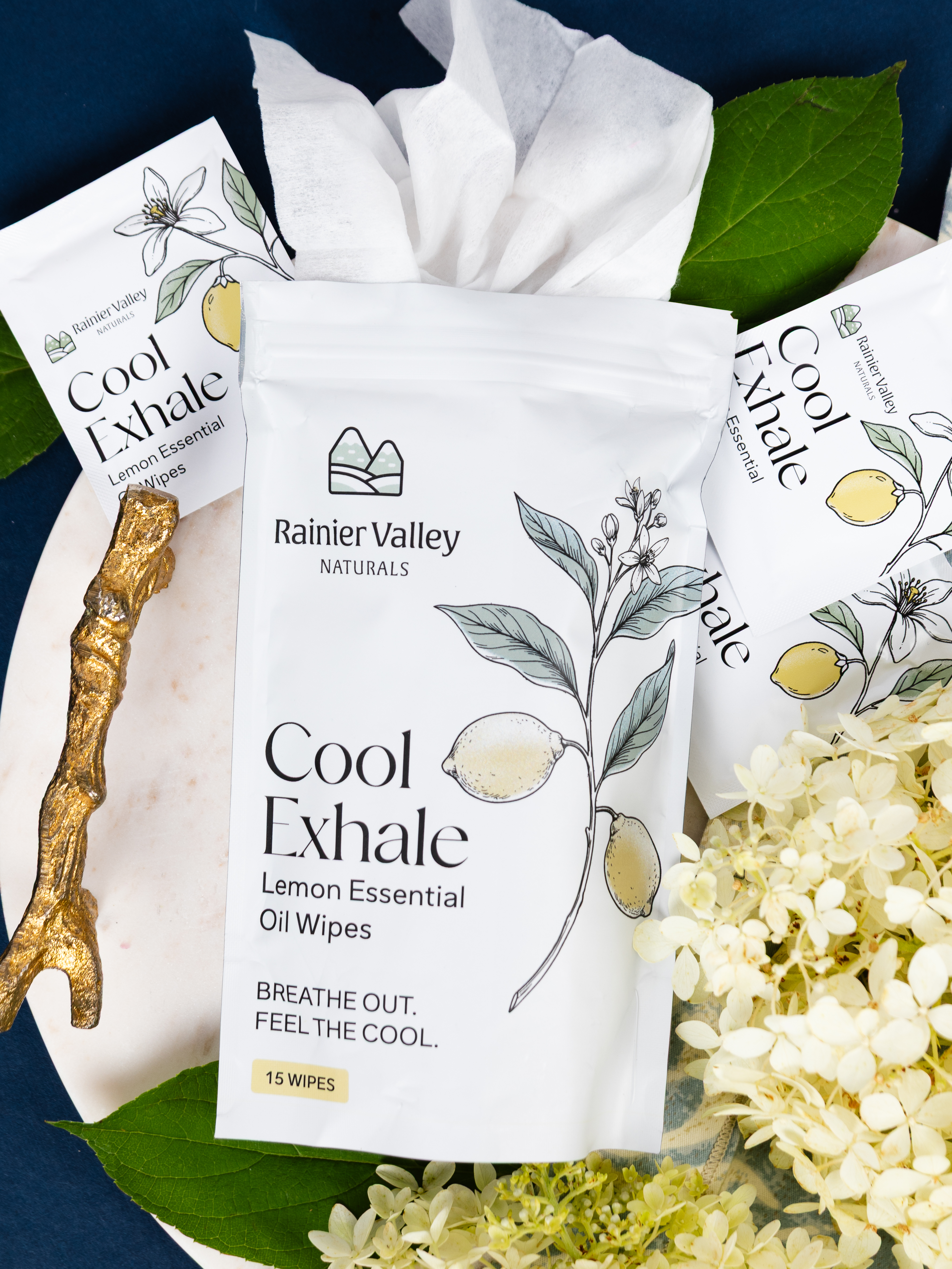 Cool Exhale — Lemon Essential Oil Wipes