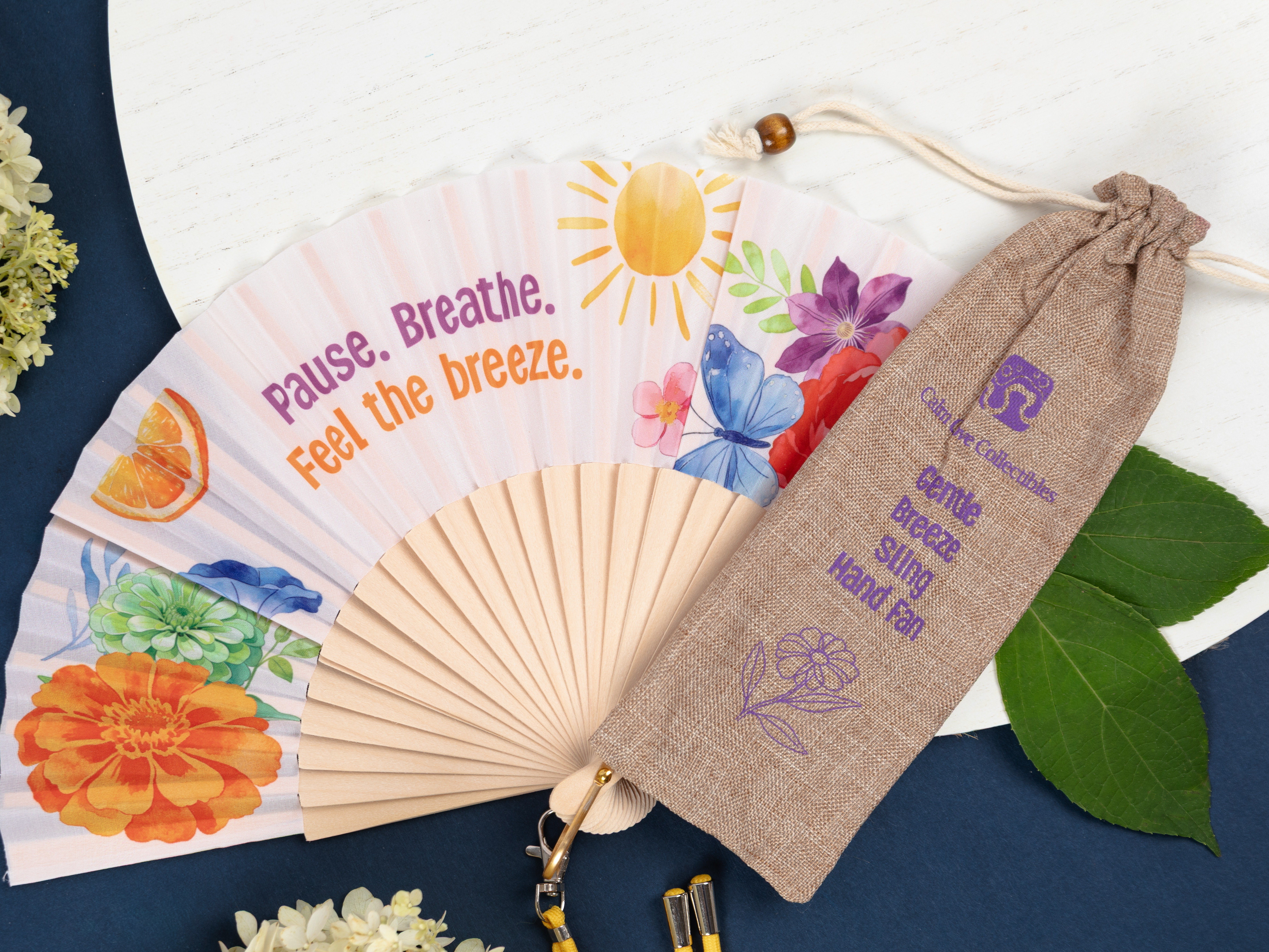 Gentle Breeze Sling Hand Fan