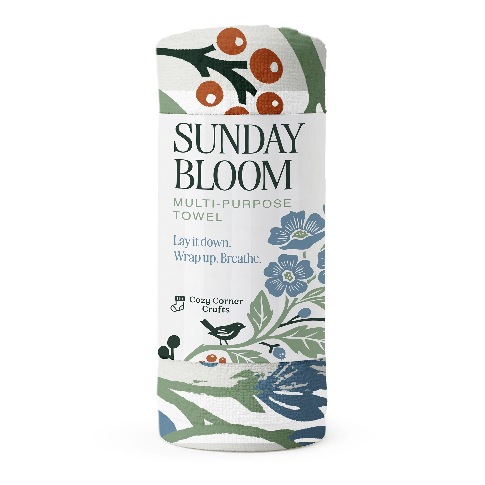 Sunday Bloom Multi-Purpose Towel