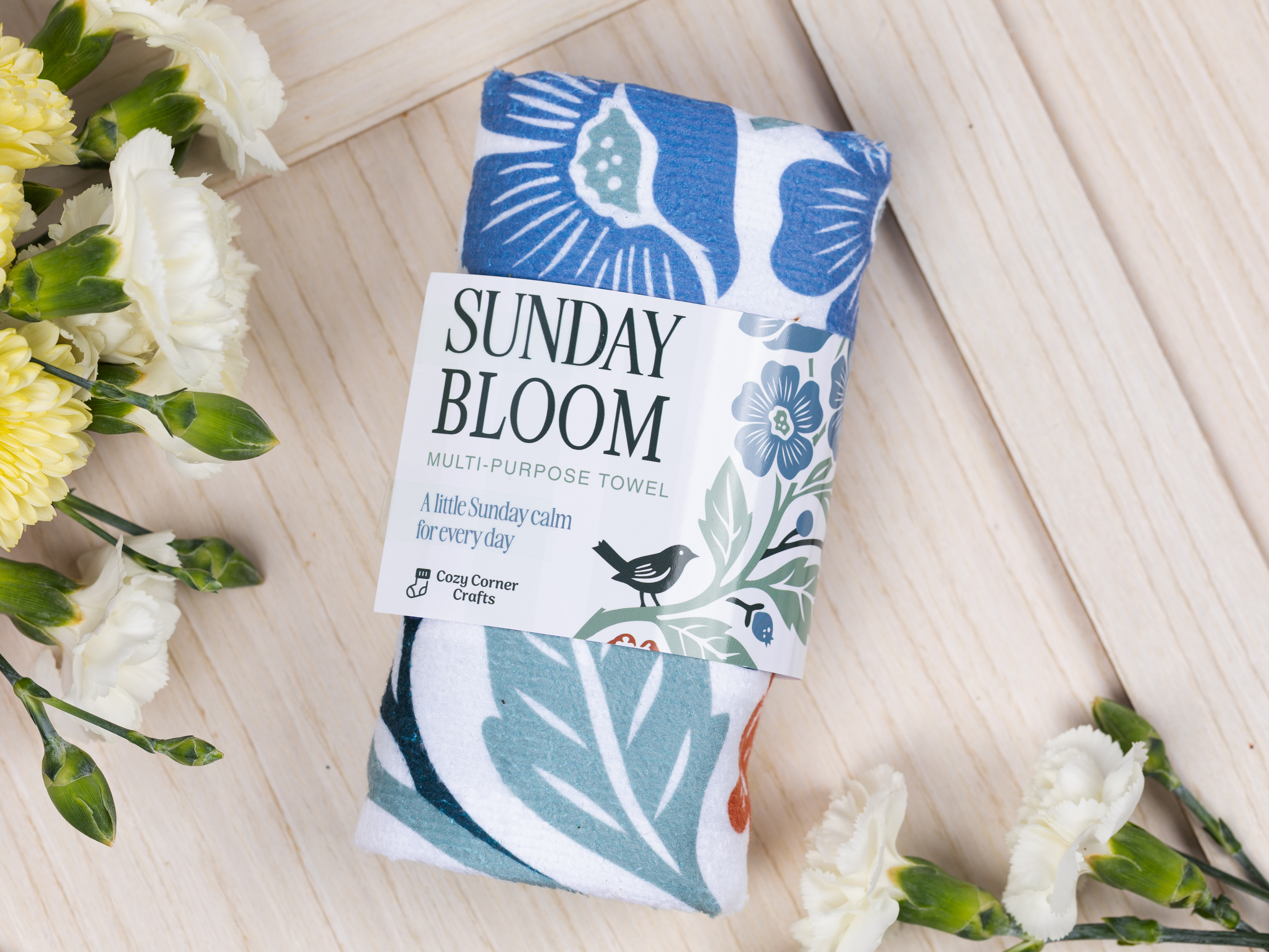 Sunday Bloom Multi-Purpose Towel 