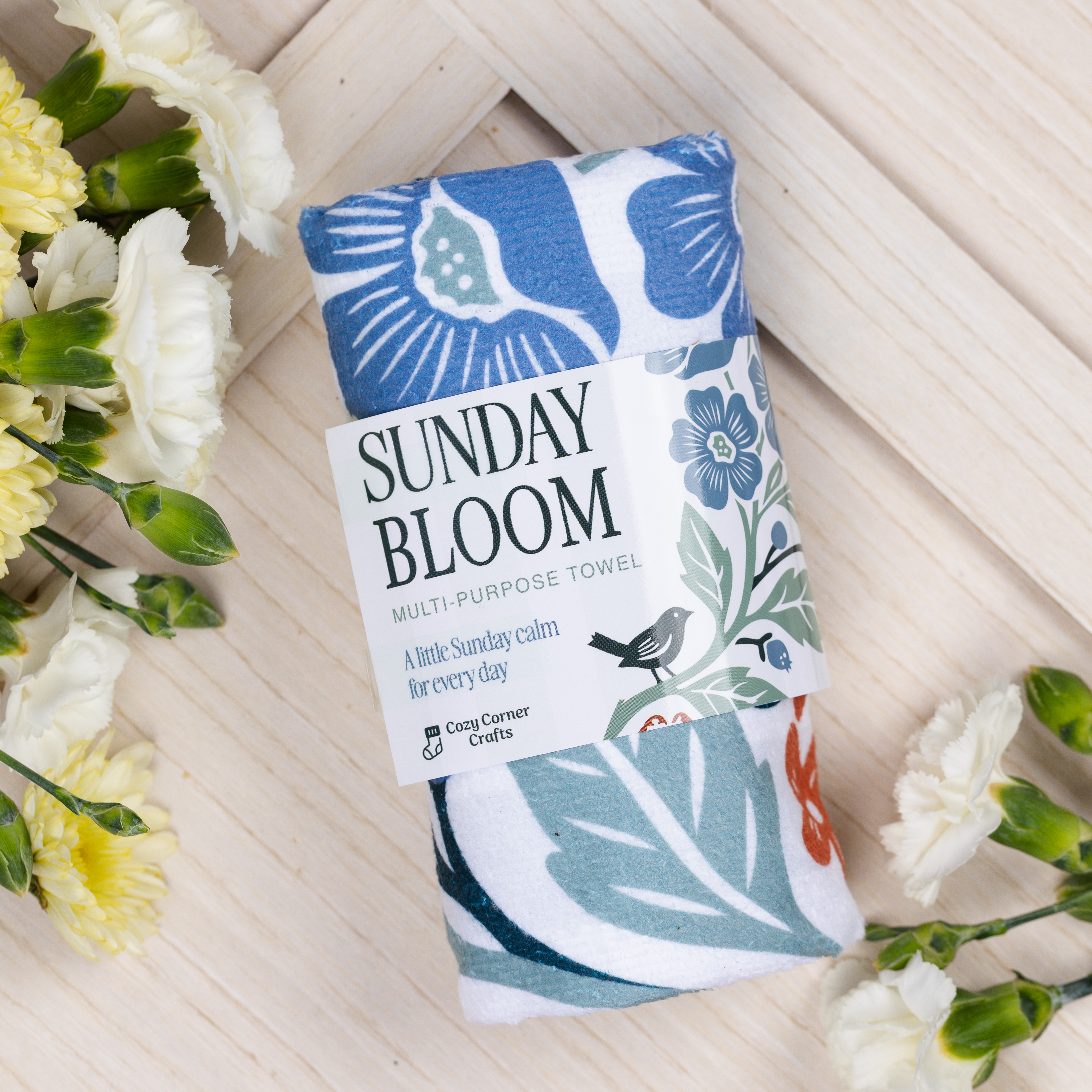 Sunday Bloom Multi-Purpose Towel 