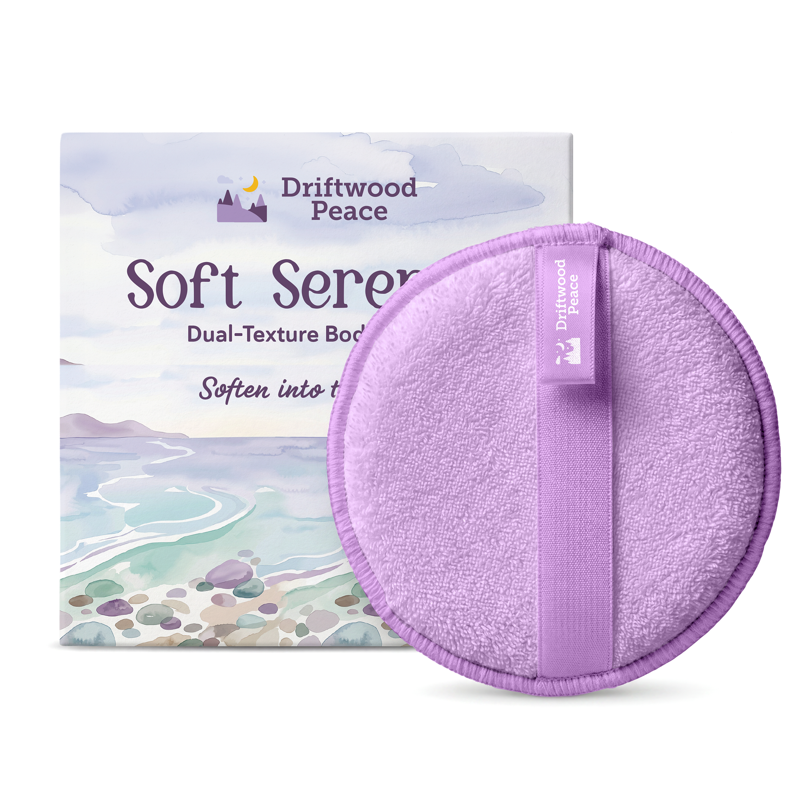 Soft Serenity Dual-Texture Body Sponge