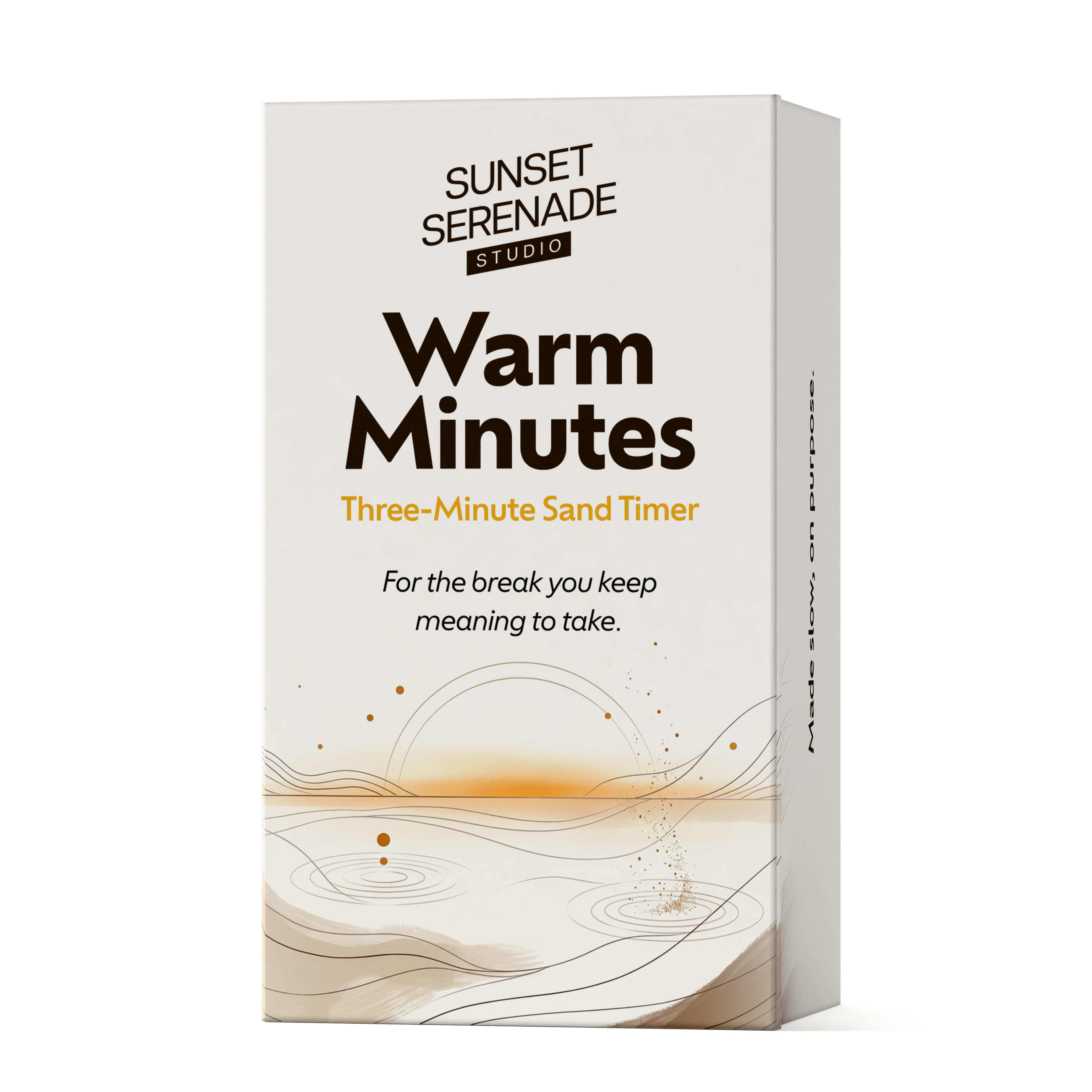 Warm Minutes 3-Minute Glass Timer